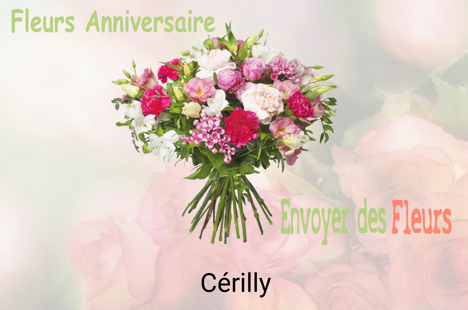 Bouquet de fleurs d’anniversaire livré à Cérilly