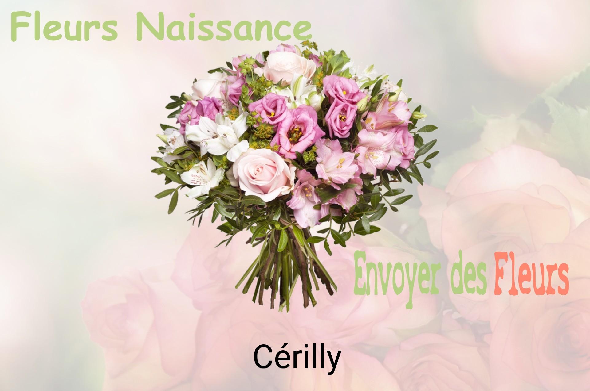 Bouquet de fleurs de naissance livré à Cérilly